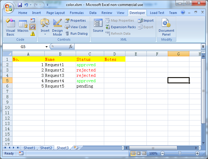 Macro To Change Text Color Conditionally In Excel